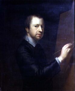 Self Portrait 1754 by Arthur Devis, hand-painted oil painting reproduction