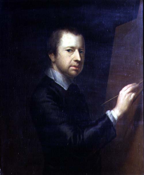 Self Portrait 1754 by Arthur Devis, hand-painted oil reproduction