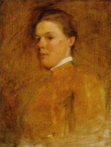 Self Portrait b by Cecilia Beaux, hand-painted oil painting reproduction