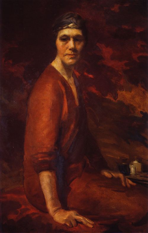 Self Portrait by Cecilia Beaux, hand-painted oil reproduction
