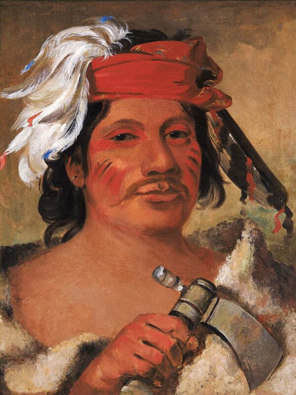Seneca Steele, a Great Libertine by George Catlin, hand-painted oil painting reproduction