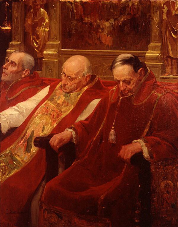 Sermon soporofero by Fernando Cabrera Canto, hand-painted oil painting reproduction