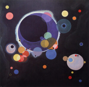 Several Circles by Wassily Kandinsky, hand-painted oil painting reproduction