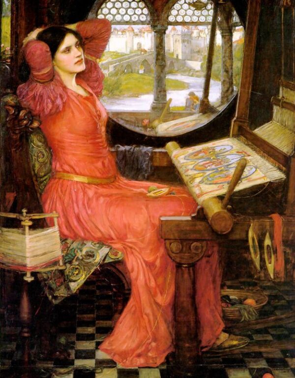 I am Half sick of Shadows said the Lady of Shalott by John William Waterhouse, hand-painted oil painting reproduction