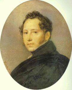 Portrait of the Artist Sylvester Shchedrin by Karl Briullov, hand-painted oil painting reproduction