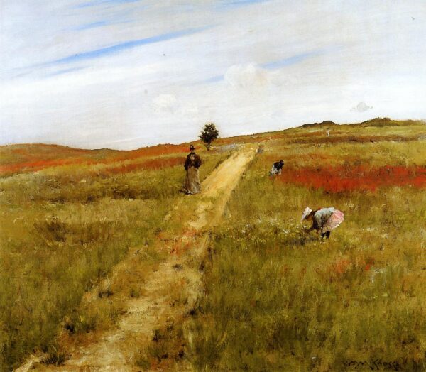 Shinnecock Hills, Autumn by William Merritt Chase, hand-painted oil painting reproduction
