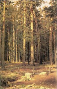 Ship Timber Grove by Ivan Shishkin, hand-painted oil painting reproduction