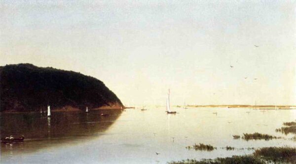 Shrewsbury River by John Frederick Kensett, hand-painted oil painting reproduction