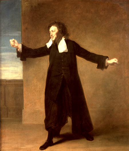 English Actor Charles Macklin as Shylock by Johann Zoffany, hand-painted oil reproduction