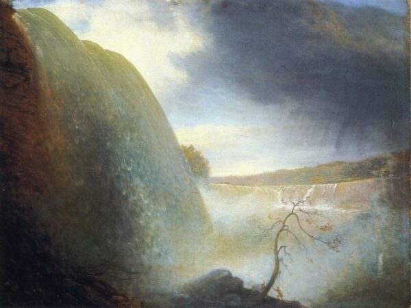 Falls of Niagara, Viewed from the American Side by Rembrandt Peale, hand-painted oil painting reproduction