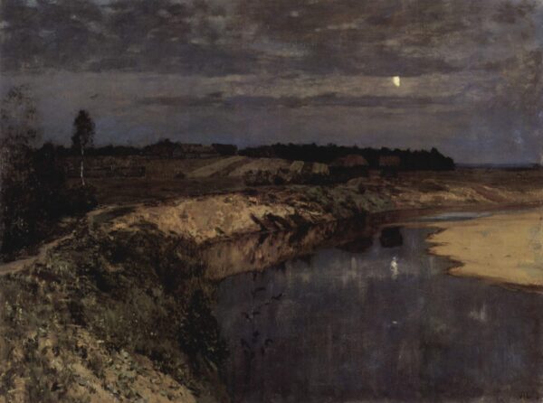 Silence by Isaac Levitan, hand-painted oil reproduction