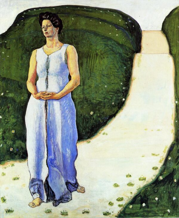 Silence of the Evening by Ferdinand Hodler, hand-painted oil painting reproduction