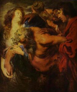 Silenus Drunk by Sir Anthony van Dyck, hand-painted oil painting reproduction