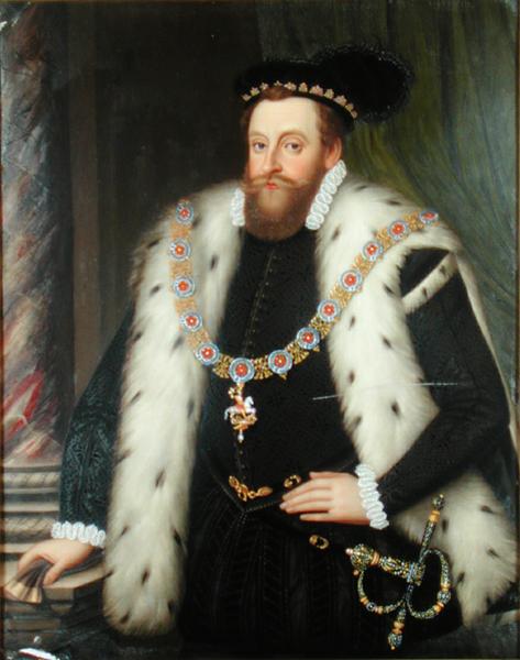 Sir Henry Sidney by Henry Bone, hand-painted oil reproduction