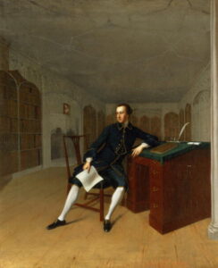 Sir Roger Newdigate by Arthur Devis, hand-painted oil painting reproduction