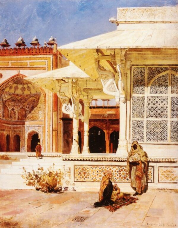 White Marble Tomb at Suittitor, Skiri by Edwin Lord Weeks, hand-painted oil painting reproduction