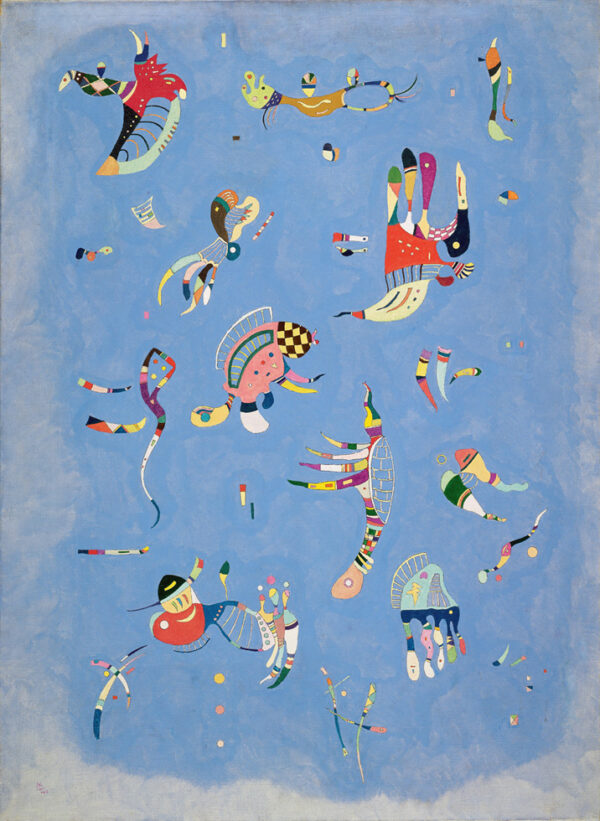 Sky Blue by Wassily Kandinsky, hand-painted oil painting reproduction