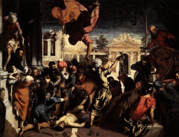 The Miracle of St. Mark Freeing the Slave by Tintoretto, hand-painted oil painting reproduction