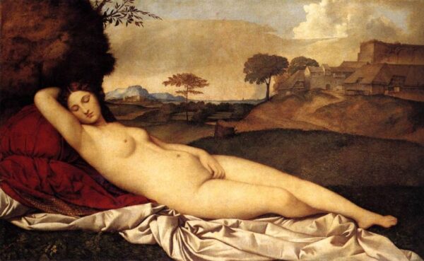 Sleeping Venus by Giorgione, hand-painted oil painting reproduction