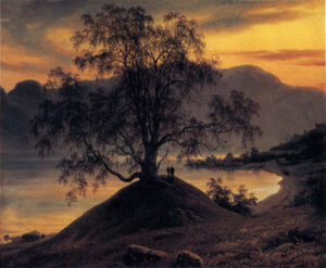 Slindebirken by Thomas Fearnley, hand-painted oil painting reproduction