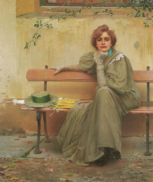 Sogni by Vittorio Corcos, hand-painted oil reproduction