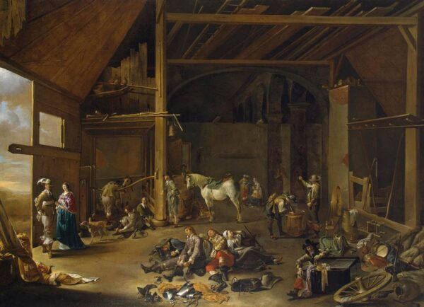 Soldier’s Rest by Jacob Duck, hand-painted oil painting reproduction