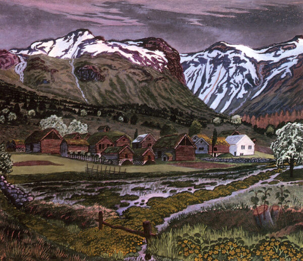 Soleienatt by Nikolai Astrup, hand-painted oil painting reproduction