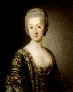 Sophia Magdalena of Denmark by Alexander Roslin, hand-painted oil painting reproduction