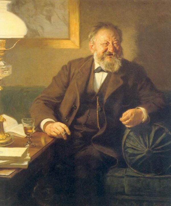 Sophus Schandorf by Peder Severin Krøyer, hand-painted oil painting reproduction