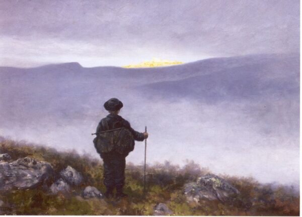Soria Moria by Theodor Kittelsen, hand-painted oil painting reproduction