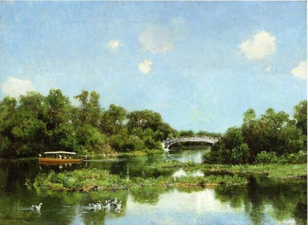 South End of Wooded Island by Hugh Bolton Jones, hand-painted oil painting reproduction