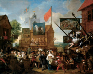 Southwark Fair by William Hogarth, hand-painted oil painting reproduction