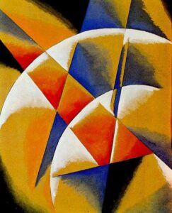 Spatial Force Construction by Liubov Popova, hand-painted oil painting reproduction