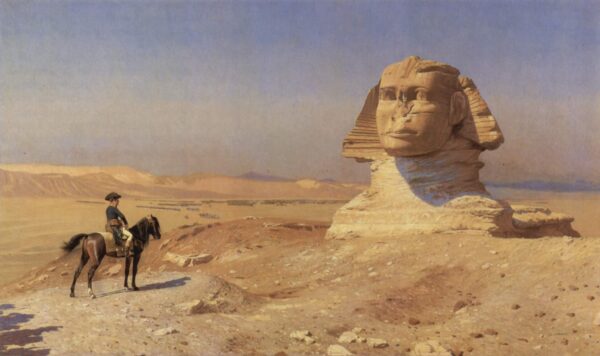 Napoleon Bonaparte Before the Sphinx by Jean-Léon Gérôme, hand-painted oil painting reproduction