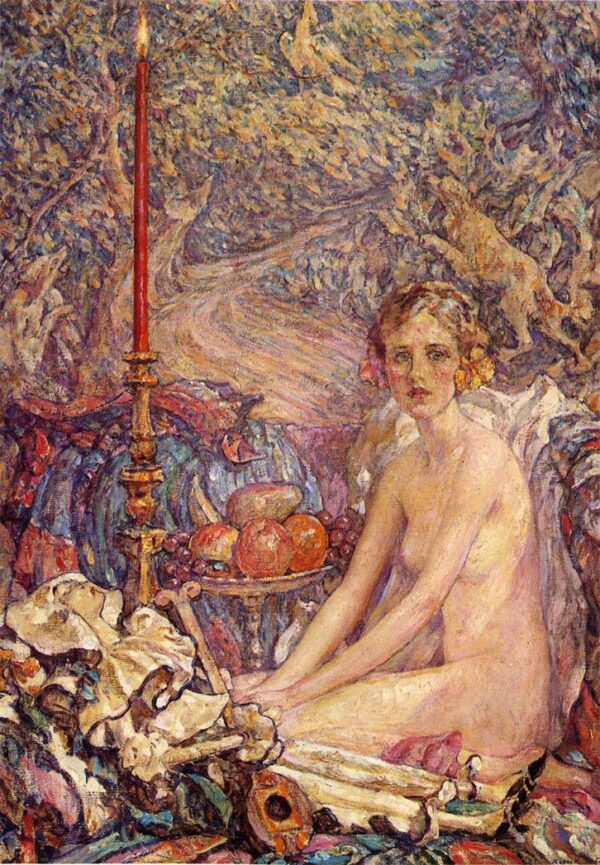 Spirit of the Garden by Robert Reid, hand-painted oil painting reproduction