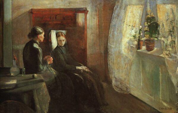 Spring by Edvard Munch, hand-painted oil painting reproduction