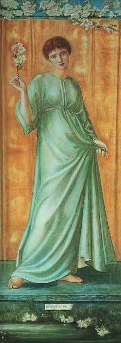 Spring by Edward Burne-Jones, hand-painted oil reproduction