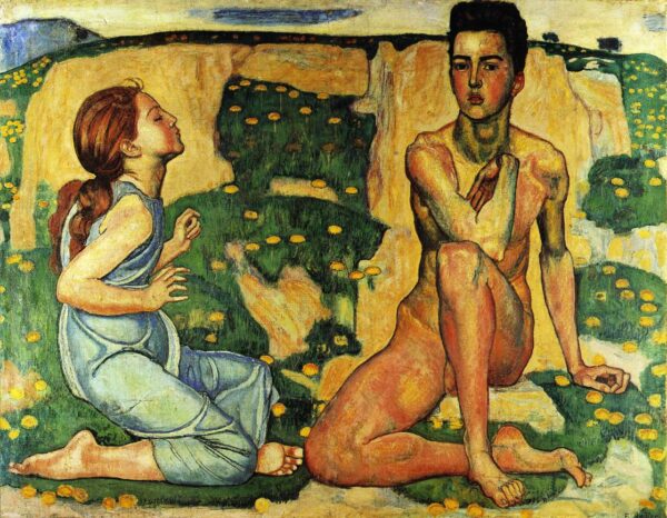 Spring by Ferdinand Hodler, hand-painted oil painting reproduction