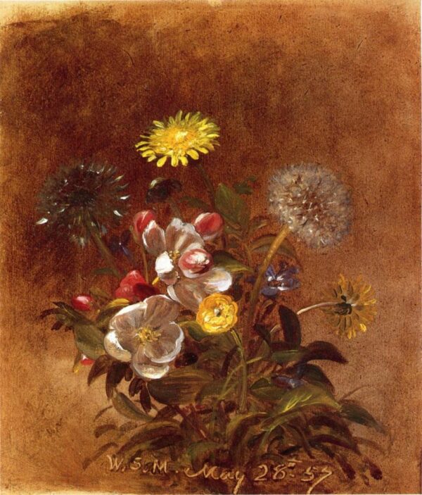 Spring Bouquet by William Sidney Mount, hand-painted oil reproduction