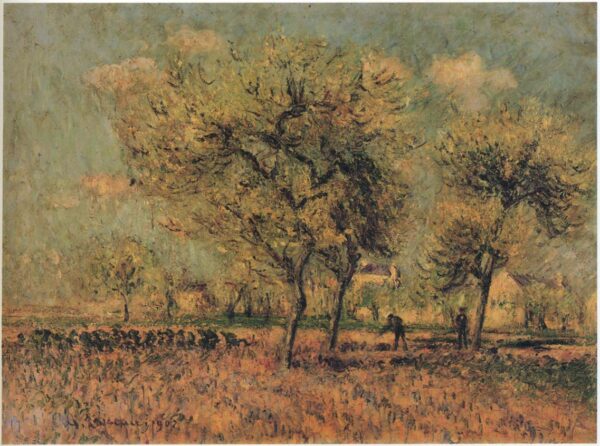 Spring Landscape by Gustave Loiseau, hand-painted oil painting reproduction