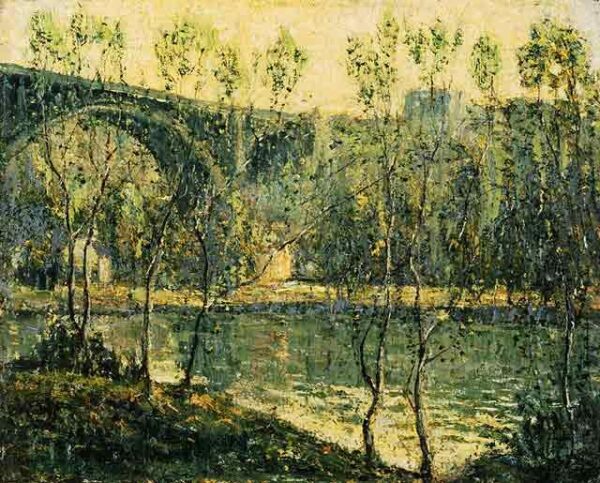 Spring Morning by Ernest Lawson, hand-painted oil reproduction