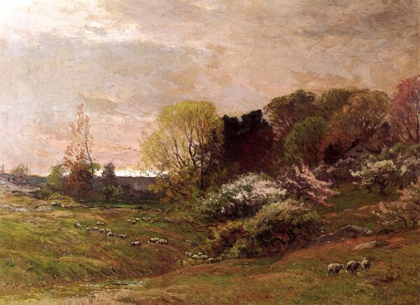 Spring Morning by John Joseph Enneking, hand-painted oil painting reproduction
