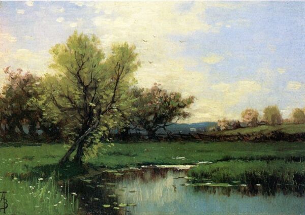 Springtime by Alfred Thompson Bricher, hand-painted oil painting reproduction