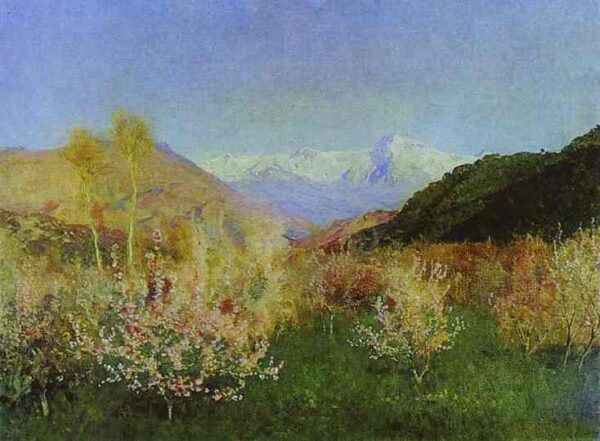 Springtime In Italy by Isaac Levitan, hand-painted oil reproduction