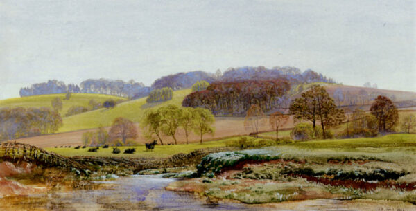 Springtime Near Morden by John Brett, hand-painted oil painting reproduction