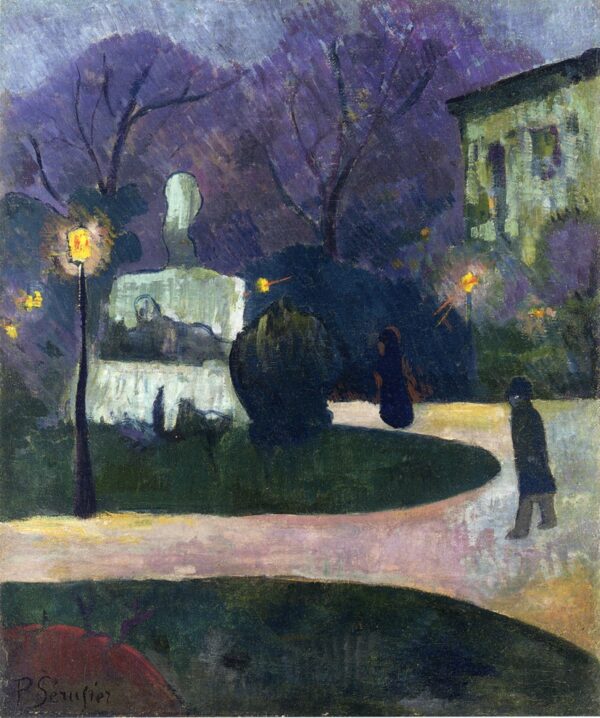 Square with Street Lamp by Paul Sérusier, hand-painted oil painting reproduction