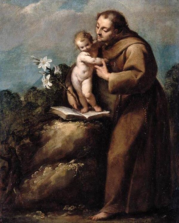 St. Anthony of Padua and the Infant Christ by Carlo Francesco Nuvolone, hand-painted oil painting reproduction