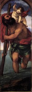 St. Christopher by Lorenzo Lotto, hand-painted oil painting reproduction