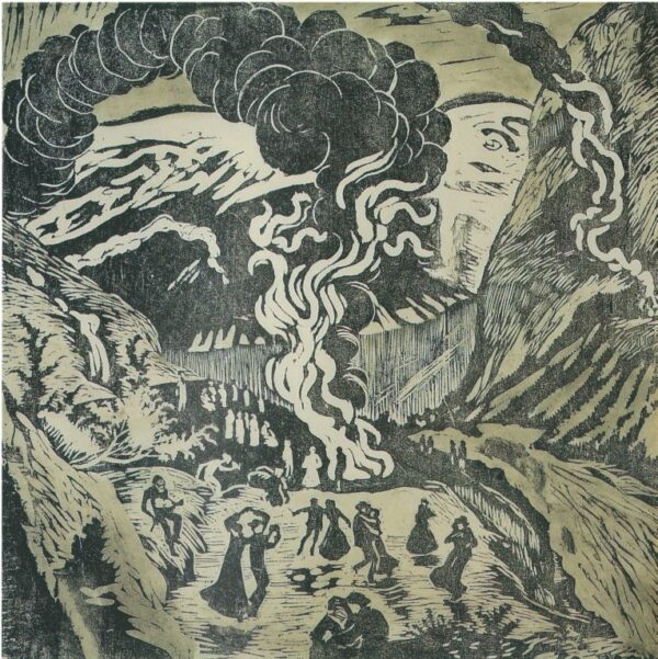 St. Hansb?l by Nikolai Astrup, hand-painted oil painting reproduction