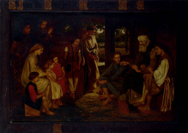 St. John the Evangelist Teaching by Valentine Cameron Prinsep, hand-painted oil reproduction